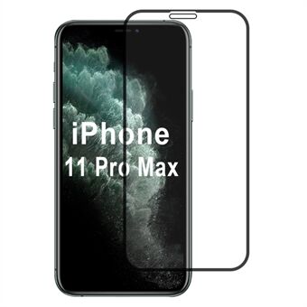 För iPhone 11 Pro Max skärmskydd silkestryck 2.5D klar smartphone skärmskyddsfilm tillbehör