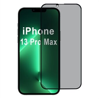 För iPhone 13 Pro Max Sekretessskärmskydd 28 Graders Anti-Spion Silk-tryck Film