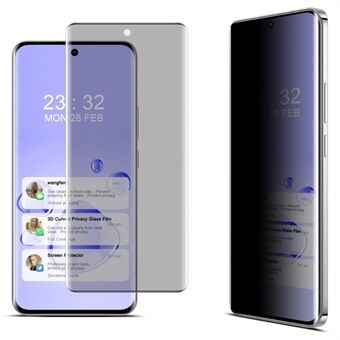 IMAK För Oppo Reno12 5G (Global) Skärmskydd Anti-Peep Härdat Glasfilm (Ej Kantversion)