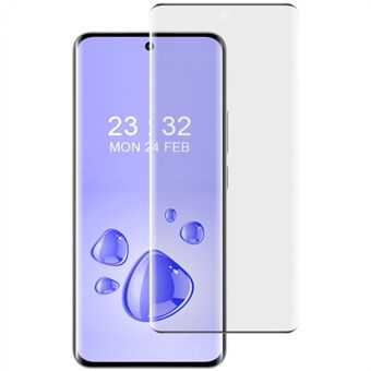 IMAK För Oppo Reno12 5G (Global) Härdat Glas Skärmskydd 3D Böjd Fulltäckande (Ingen Kantskydd Version)