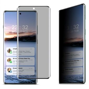 IMAK För OnePlus Ace 3 Pro 5G Anti-Peep Integritetsskärmskydd 3D Kurvad Kant