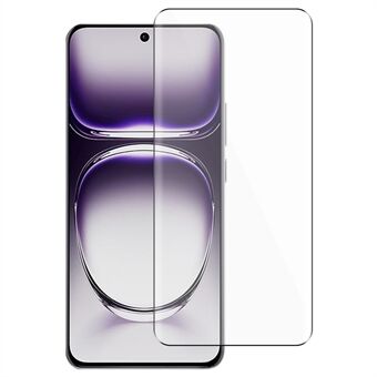 För Oppo Reno12 Pro 5G (Global) Skärmskydd 3D Högaluminiumsilikonglas Silkestryckt svart kant