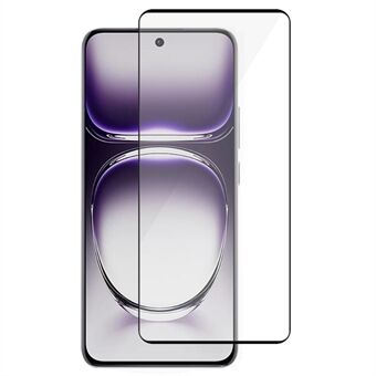 För Oppo Reno12 5G (Global) / Reno12 Pro 5G (Global) Skärmskydd 3D Kurvat Härdat Glasfilm Sidolim