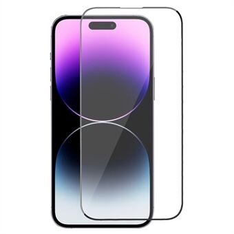 X-LEVEL För iPhone 16 Pro Skärmskydd HD Härdat Glas Film Silkeutskrift 2.5D Fulltäckande