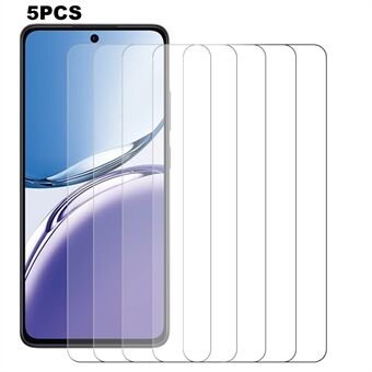 5 ST För Oppo Reno12 F 4G Skärmskydd 0,3mm Härdat Glas Klar Film