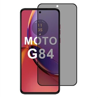 För Motorola Moto G84 5G Anti-Spy Skärmskydd 2.5D Båge Kant Integritetskydd