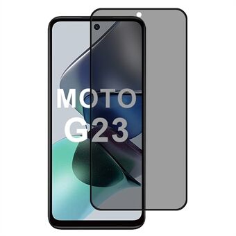 För Motorola Moto G23 4G Skärmskydd mot insyn Högaluminiumsilikonglasfilm