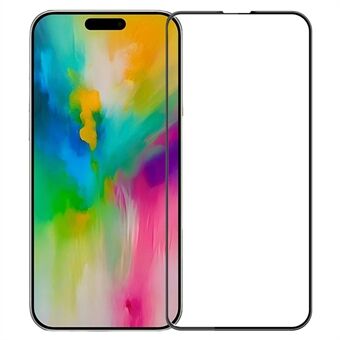 PINWUYO JK 3D Härdat Glas Film Serie-2 för iPhone 16 Pro Skärmskydd Fingeravtrycksfri