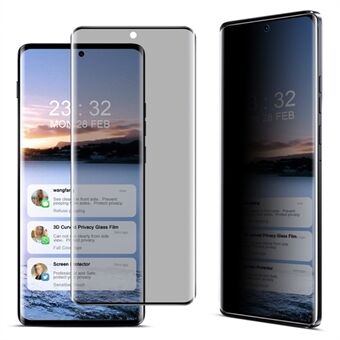 IMAK För Motorola Edge (2024) 5G Anti-Spy Härdat Glas Fullskärmskydd 3D Böjda Kanter