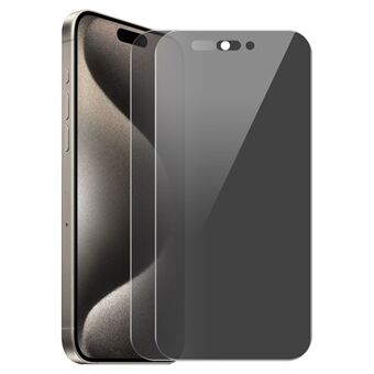 ENKAY HAT PRINCE 2st För iPhone 16 Pro Max Härdat Glas Film Anti-Spy Sekretesskydd Skärmskydd