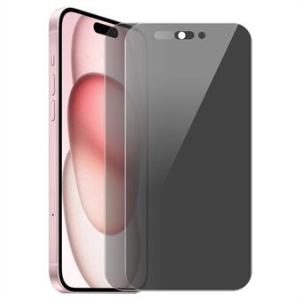 ENKAY HAT PRINCE 2 st För iPhone 16 Plus Härdat Glas Film Anti-Spy Sekretess Skydd Skärmskydd