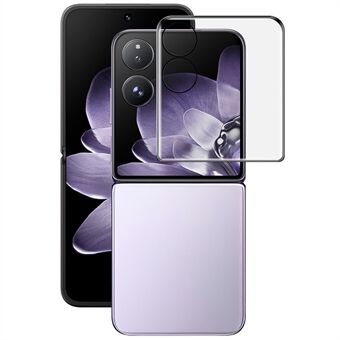 IMAK För Xiaomi Mix Flip 5G Baksida Härdat Glas Fullskärmsskydd 3D Böjd Kant Bakre Film