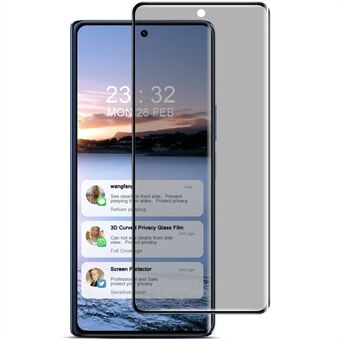 IMAK För Xiaomi Mix Fold 4 5G Anti-Spy Härdat Glas Full Skärmskydd 3D Böjd Kant