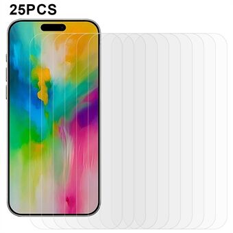 25ST för iPhone 16 Pro Max Härdat Glas Skärmskydd Högupplöst