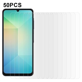 50PCS för Samsung Galaxy A06 Skärmskydd Ultra Clear Full Glue Tempererat Glasfilm