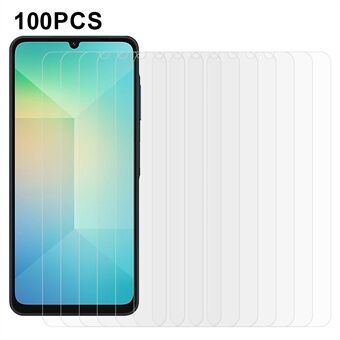 100 ST för Samsung Galaxy A06 Skärmskydd Reptålig Härdat Glas Film