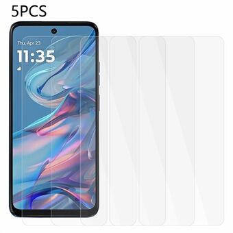 5 stycken Skärmskydd för Motorola Moto G45 5G 0,3mm 2.5D Härdat Glas Klar Film