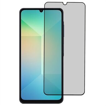 För Samsung Galaxy A06 Härdat Glas Film Anti-Spy Sekretess Skydd Skärmskydd Fullt Lim