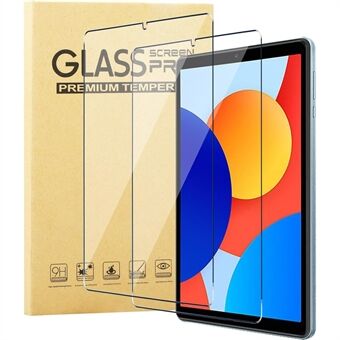 2 st För Xiaomi Redmi Pad SE 4G 8.7 tum Härdat Glasfilm 2.5D Bågad Kant Klar Skärmskydd