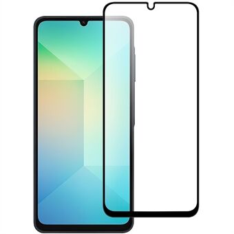 För Samsung Galaxy A16 AGC Glass Screen Protector Full Glue Svart Kantskärmsfilm