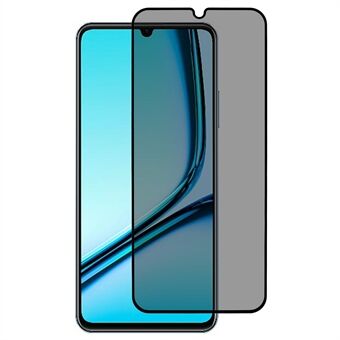 För Realme Note 50 4G Anti-Spion Fulltäckande Skärmskydd Silkestryckt Härdat Glas Film