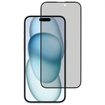 KZDOO För iPhone 16 Plus / 15 Plus / 14 Pro Max Anti-kik Härdat Glas Skärmskydd Full Lim Silkebild Skärmfilm