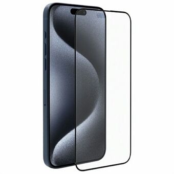 KZDOO För iPhone 16 AG Matt Skärmskydd Anti-Fingeravtryck Härdat Glas Film Anti-Glare Fullt Lim Silketryck