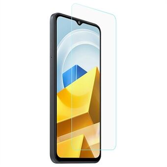 För Xiaomi Poco M5 4G Arc Edge Explosionssäker härdat glasfilm 0,3 mm Ultra-tunn HD Clear Screen Protector