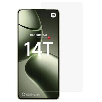 AMORUS För Xiaomi 14T / Xiaomi 14T Pro Härdat Glas Bakfilm HD Klar 2.5D Bågad Kant 9H Hårdhet Reptålig Baksideskydd