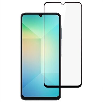 För Samsung Galaxy A06 Härdat Glas Fullskärmskydd 9H Hårdhet