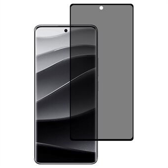 För Xiaomi Redmi Note 14 Pro+ 5G / Note 13 Pro+ 5G Skärmskydd Anti-Spy Härdat Glasfilm Sidolim Krökt Kant