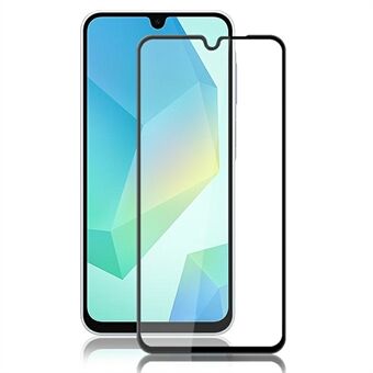 AMORUS För Samsung Galaxy A16 5G / A16 4G Skärmskydd Splittersäkert Härdat Glasfilm - Svart