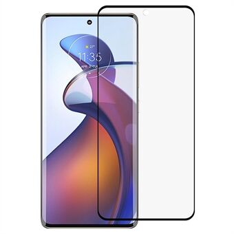 För Motorola Edge 30 Fusion 5G 3D Curved heltäckande skärmskydd, sidolim härdat glas skyddsfilm