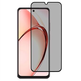 För Oppo A3x 5G Anti-Insynskydd Fulltäckande Skärmskydd Sidenutskrift Härdat Glasfilm