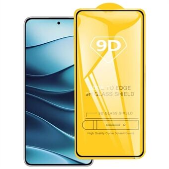 För Xiaomi Redmi Note 14 4G Skärmskydd 9D Sidolim Heltäckande Härdat Glasfilm