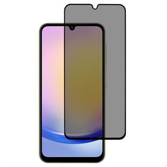 För Samsung Galaxy A26 5G Anti-Peep Helomfattande Skärmskydd Silkestryck Härdat Glasfilm