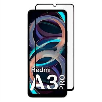 För Xiaomi Redmi A3 Pro 4G Härdat Glas Fullskärmsskydd 9H Hårdhet