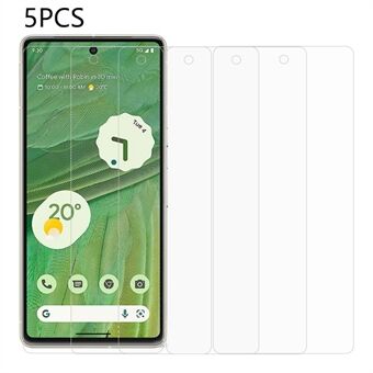 5 st/pack för Google Pixel 7 5G HD 2,5D 0,3 mm skärmskydd Anti-explosionsfilm i härdat glas