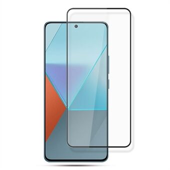 AMORUS För Xiaomi Redmi Note 13 Pro 4G / Poco M6 Pro 4G Skärmskydd Silketryck Härdat Glasfilm - Svart