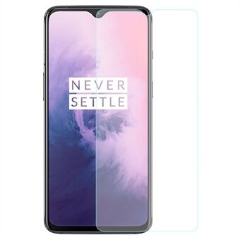 AMORUS för OnePlus 7 Högt aluminium-kiselglas Klart skärmskydd 9H hårdhet 2,5D anti-sprickfilm