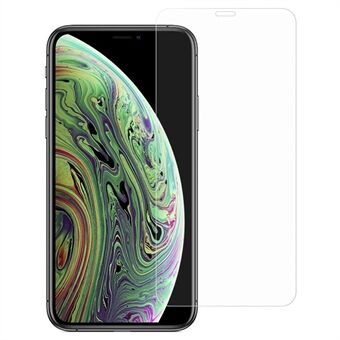 AMORUS för iPhone X/XS/11 Pro  högt aluminium-kiselglas Anti-fingeravtryck Scratch 2,5D skärmskydd