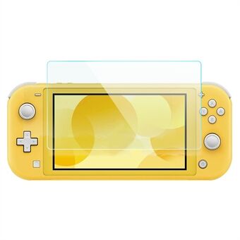 AMORUS för Nintendo Switch Lite Ultra Clear högt aluminium-kiselglas 2.5D skärmskydd mot fingeravtryck