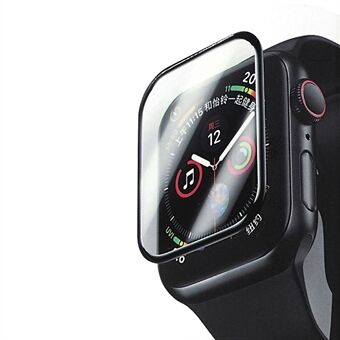 RURIHAI HD 3D-skärmskydd härdat glas för Apple Watch Series 7 45 mm - kolfiber