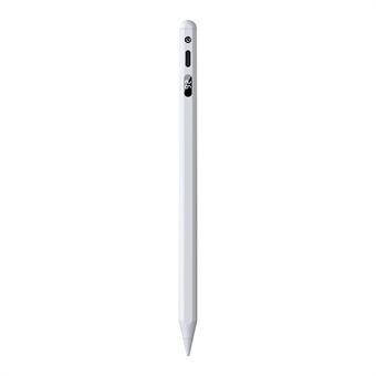 DUX DUCIS SP-06 Magnetisk Aktiv Stylus Palmavvisande Penna med Digital Power Display - Vit