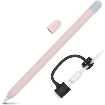 AHASTYLE PT94 Silikonfodral för Apple Pencil (1:a generationen), Stylus Pen Sleeve Kontrastfärg Skyddsfodral