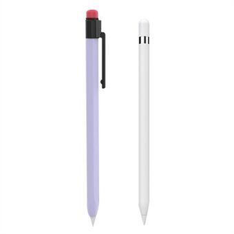 AHASTYLE PT180-1-K för Apple Pencil (1:a generationen) Ärm Styluspenna Retrofodral Silikon Skyddande Hölje