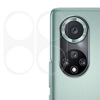 2ST / Set Exakta utskärningar Härdat glas Helskärmstäckande kameralinsfilm för Huawei nova 9 Pro / Honor 50 Pro