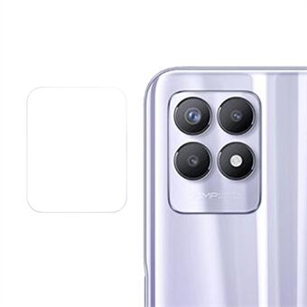 För Realme 8i/Narzo 50 4G Smidigt anti-oljehärdat glas HD Transparent bakre kameralinsskyddsfilm