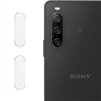 IMAK 2st/pack linsskydd för Sony Xperia 10 IV 5G, reptålig HD- Scratch av klart härdat glas