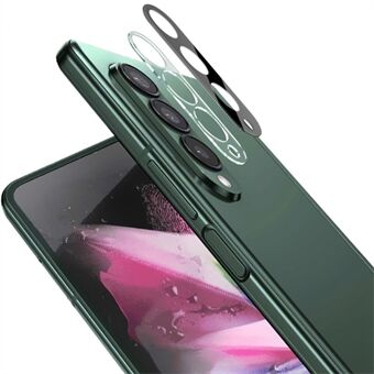 IMAK kameralinsskydd för Samsung Galaxy Z Fold4 5G, härdat glas Anti- Scratch integrerad linsfilm + akryl linsskydd (svart version)